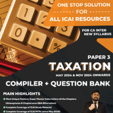CA Inter (2023 Scheme) Taxation Compiler ebook by CA Ravi Agarwal
